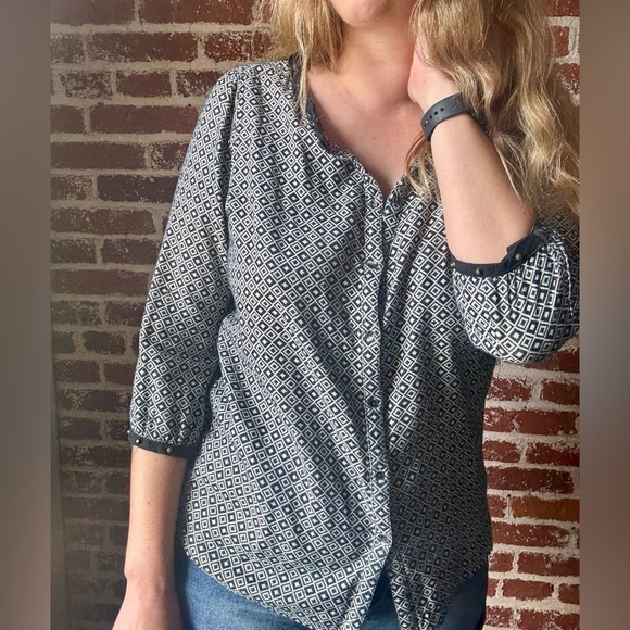 Maison Scotch & Soda Navy Blue cardigan, can be worn as a cardigan or top - Picture 3 of 11